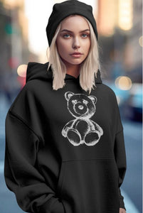 Teddy Bear Graphic Hoodie