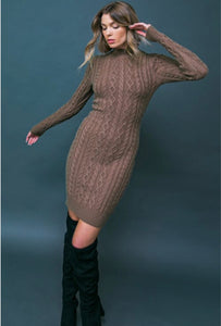 Valeria sweater knit dress