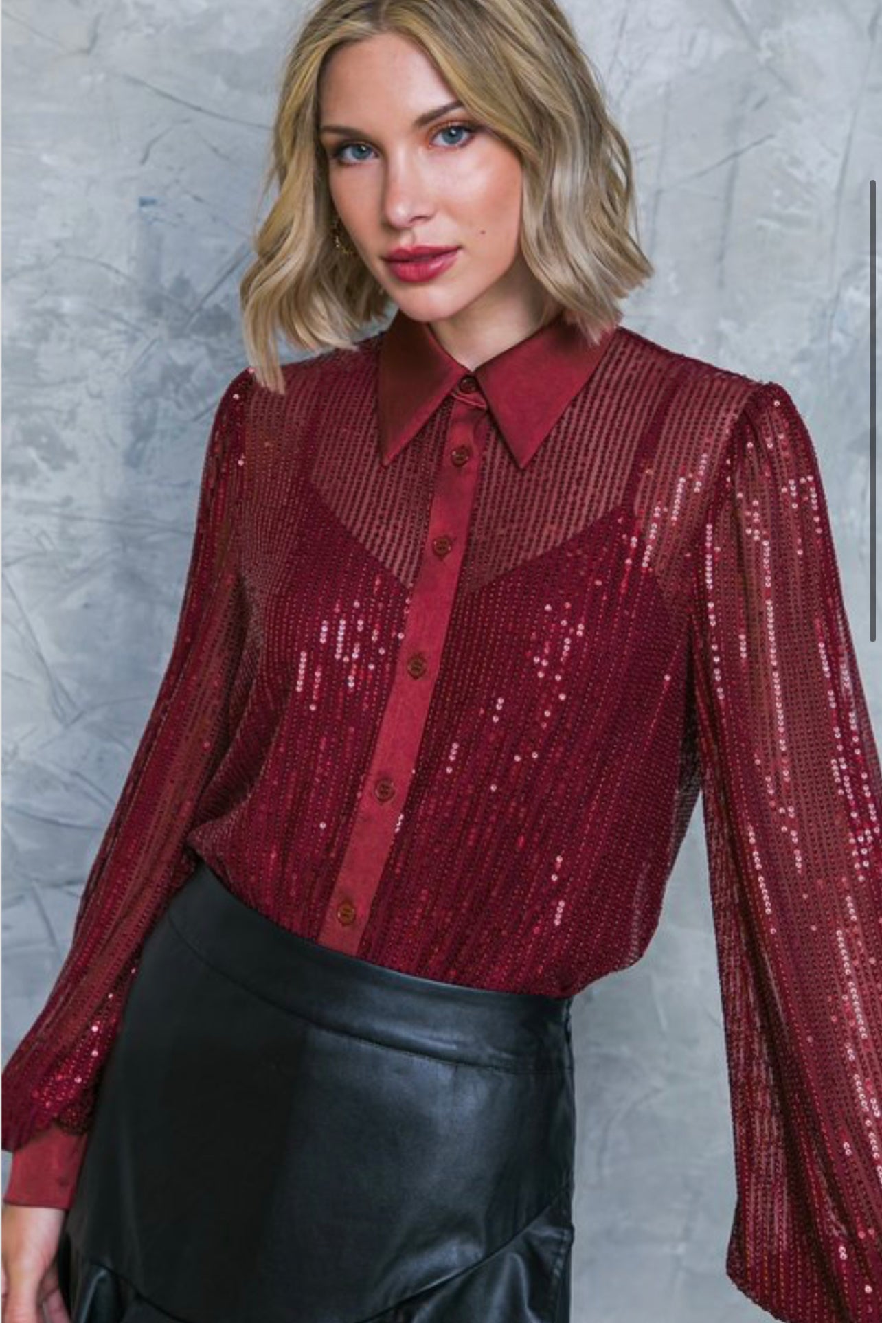 Lilly Sequin Top