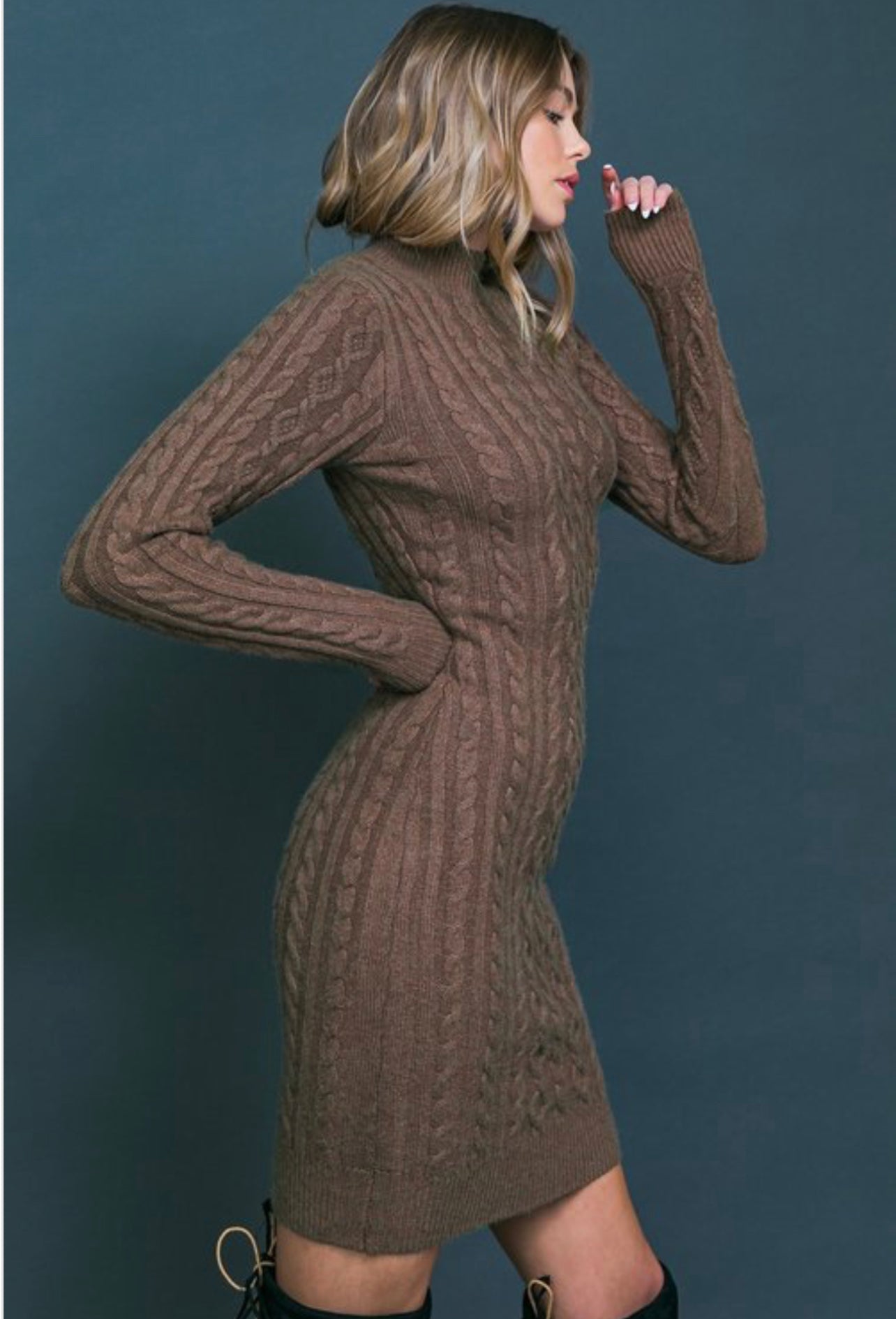 Valeria sweater knit dress