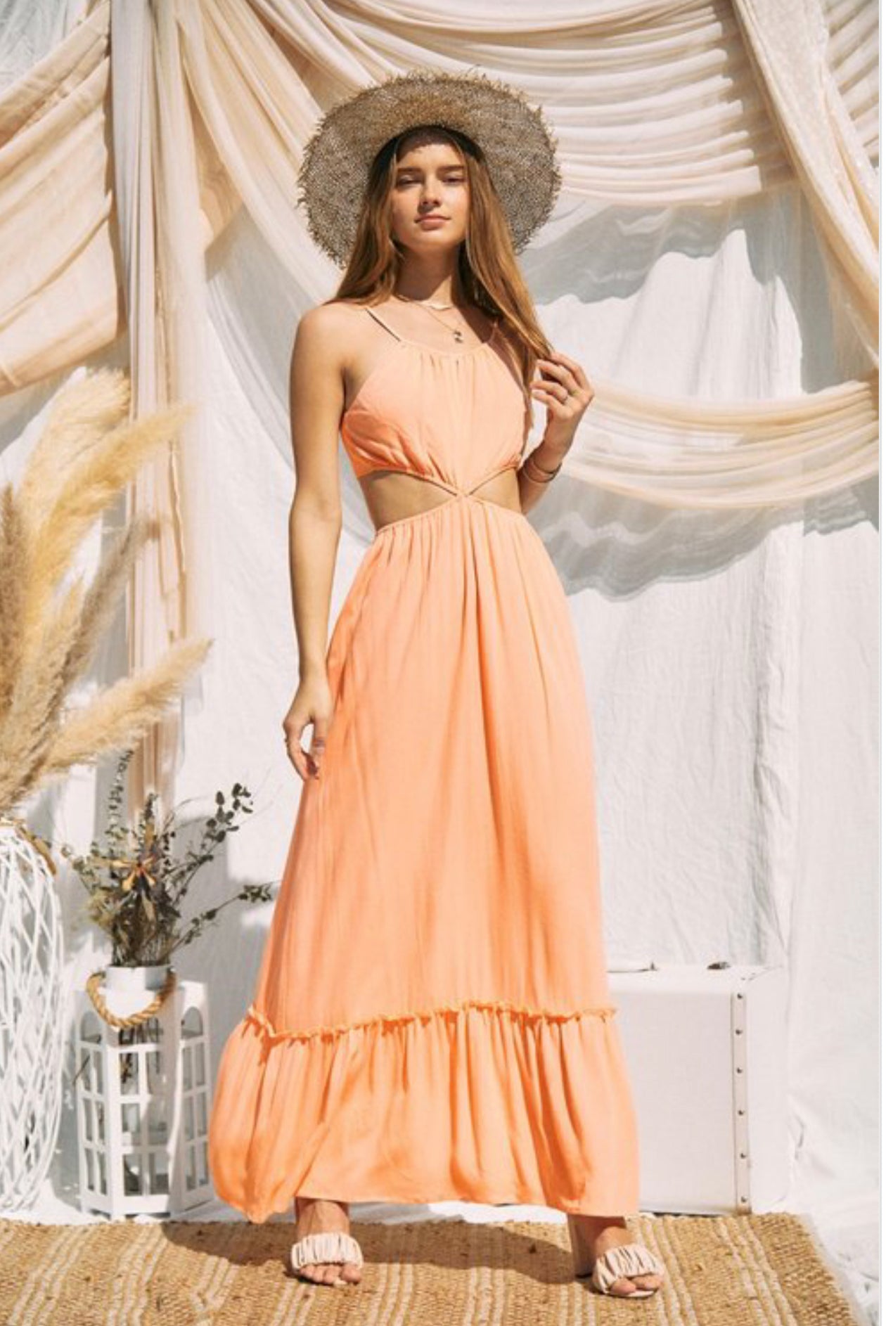 Anne Cut Out Maxi Dress