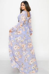 Catherine Sheer Chiffon Maxi Dress