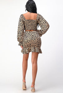 Smocked Leopard Set