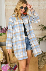 Karen Flannel Shirt Dress